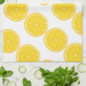 トロピカルシトラスサマーフルーツオレンジレモンのスライス キッチンタオル (折り畳み)