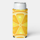 トロピカルシトラスサマーフルーツオレンジレモンのスライス スリム缶クーラー (Seltzer正面)