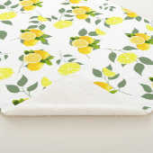 トロピカルシトラスサマーフルーツオレンジレモンスライス シェルパブランケット (3/4)