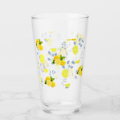 トロピカルシトラスサマーフルーツオレンジレモンスライス タンブラーグラス (正面)