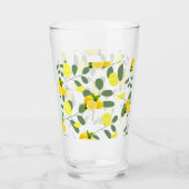 トロピカルシトラスサマーフルーツオレンジレモンスライス タンブラーグラス (正面)