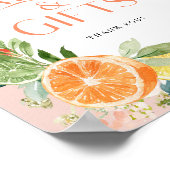 トロピカルシトラスブライダルシャワーカード&ギフトポスター ポスター (角)