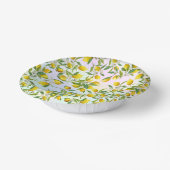 トロピカルシトラス夏の新鮮なオレンジレモンスライス ペーパーボウル (傾斜あり)