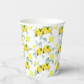 トロピカルシトラス夏の新鮮なオレンジレモンスライス 紙コップ (右)