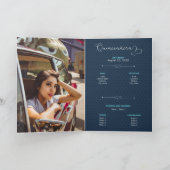 トロピカルシルエットキンセアニェラ写真 招待状 (内部)