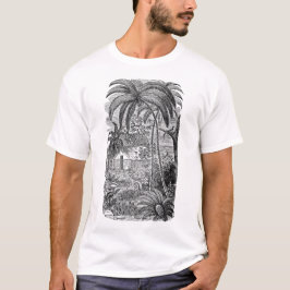 トロピカルシルエット: ヤシの木パラダイス Tシャツ