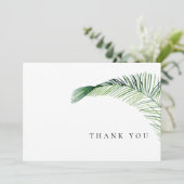 トロピカルシンプルな紅葉のお葬式 サンキューカード (スタンド正面)