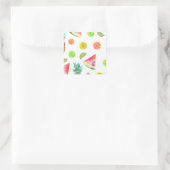 トロピカルシンプルネイルアート スクエアシール (バッグ)