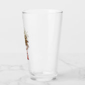 トロピカルシンプルビーチパームツリーズスケッチサマー タンブラーグラス (左)