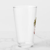 トロピカルシンプルビーチパームツリーズスケッチサマー タンブラーグラス (右)