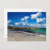 トロピカルシンプルビーチ写真 ポストカード (正面/裏面)