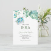 トロピカルシーカメ60誕生日招待状 (スタンド正面)