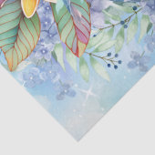 トロピカルシーカメ&ウォータカラー花模様 薄葉紙 (詳細)