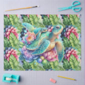 トロピカルシーカラフルタームズママ&ベビー 薄葉紙 (クラフト)