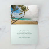 トロピカルシーズクリスチャンクリスマスフォト シーズンカード (内部)