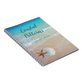 トロピカルシーズサンドドルスターフィッシュカスタム ノートブック (右側)