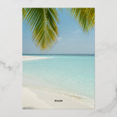 トロピカルシーズ&グリーティングフォト実在金ゴールド 箔シーズンカード (裏面)