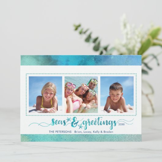 トロピカルシーソンの挨拶の三枚 シーズンカード (スタンド正面)