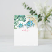 トロピカルシータートルパーム葉サンキューノート (スタンド正面)