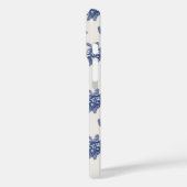 トロピカルシータートルブルースケッチモノグラムiPhone 16 Case-Mate iPhoneケース (裏面 / 左)