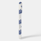 トロピカルシータートルブルースケッチモノグラムiPhone 16 Case-Mate iPhoneケース (裏面 / 右)