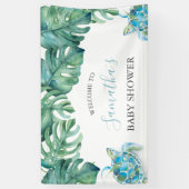 トロピカルシータートルベビーシャワービーチ 横断幕 (縦)