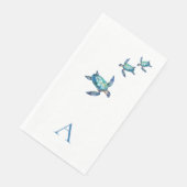 トロピカルシーパーソナライズされたタートルバスルーム (コーナー)