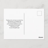 トロピカルシーロッキー結婚海岸線 ポストカード (裏面)