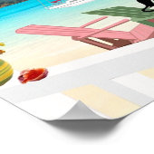 トロピカルシーンポスター ポスター (角)