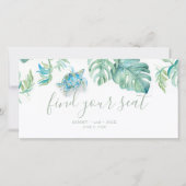 トロピカルシー結婚カメの座席のサインを見つける (正面)