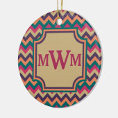 トロピカルジグザグオーナメント セラミックオーナメント (左)