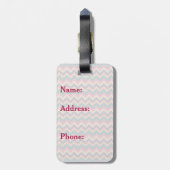 トロピカルジグザグラゲッジタグ ラゲッジタグ (裏面縦)