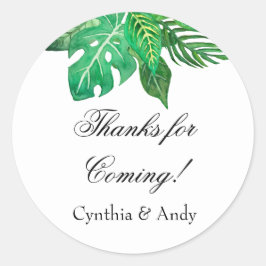 トロピカルジャングルの人気シール |ステッカスタムカー ラウンドシール