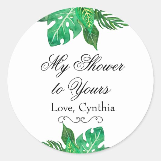 トロピカルジャングルの人気シール ラウンドシール (正面)