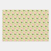 トロピカルジャングルの花 ラッピングペーパーシート (正面)
