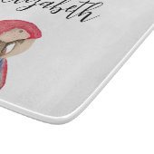 トロピカルジャングルオウムスケッチカラフルマコー カッティングボード (角)