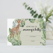 トロピカルジャングルサファリアニマルズモーミーの腹のゲーム エンクロージャーカード (スタンド正面)