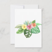 トロピカルジャングルサファリ ファーストバースデー サンキューカード (裏面)