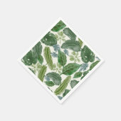 トロピカルジャングルパーティーナプキン スタンダードカクテルナプキン (角)