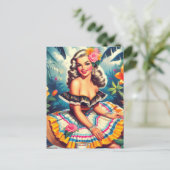 トロピカルジャングルピンアップ ポストカード (スタンド正面)