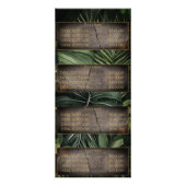 トロピカルジャングルレザーラグジュアリーエレガント理容師 ラックカード (裏面)