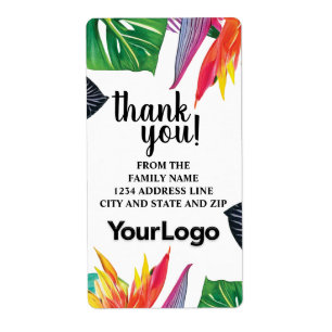 トロピカルジャングルロゴカンパニー プロフェッショナルビジネス ラベル