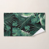 トロピカルジャングル葉の夢#6 バスタオルセット (ハンドタオル)