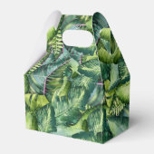 トロピカルジャングル葉植物生誕生誕祭パーティー フェイバーボックス (正面サイド)