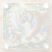 トロピカルジャングル調和絵を描ズ ガラスコースター (裏面)