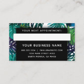 トロピカルジャングル離れモダンプロフェッショナル 予約カード (裏面)