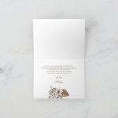 トロピカルジャングル ブライダルシャワー 感謝カード (内部)