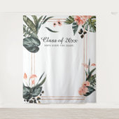 トロピカルジャングル | 卒業写真撮影用背景 タペストリー (正面)