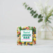 トロピカルジュースブレンド&スムージーバー スクエア名刺 (スタンド正面)