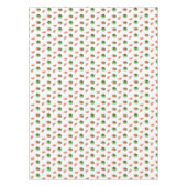 トロピカルスイカの白いテーブルクロス テーブルクロス (正面)